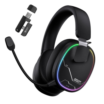 ONIKUMA Gt808 45dB Active Noise Canceling Wireless Headset | Hi-Res Audio, 1200mAh Battery 2.4GHz, Bluetooth, Wired