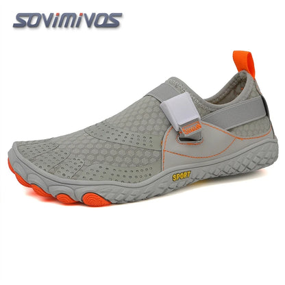 Water Shoes for Men Barefoot Beach Shoes Breathable Sport Shoes Quick Dry River Whtie Sea Aqua Sneakers Soft Beach Sneakers