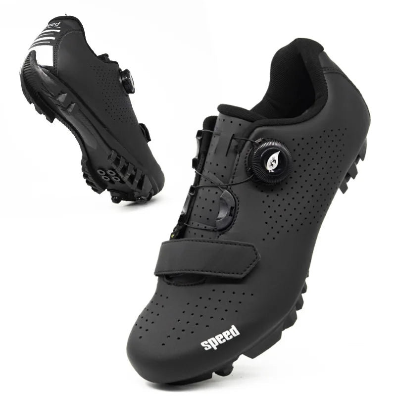 whytesole Men Cycling Sneaker Mtb Flat Shoes Cleat Self-Locking Mountain Bike Shoes Women Road Bicycle Cycling Shoe Dirt
