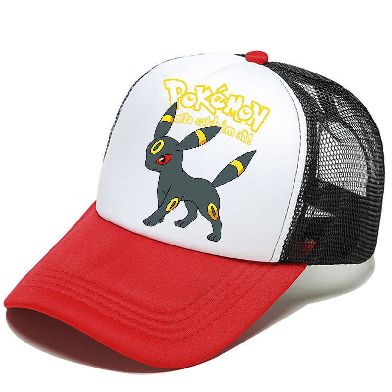Pokemons Baseball Cap Pikachu Charizard Gengar Anime Peaked Hat Kid Adult Summer Outdoor Sport Hats Boy Casual Fashion Cap Gift