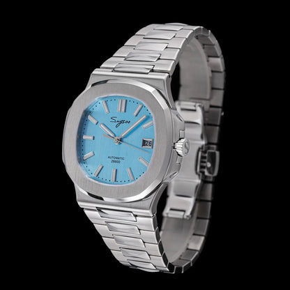 Sugess Men's Watch Automatic Mechanical Wristwatch Miyota 9015 Movement MOP Dial Luminous Waterproof 5bar Bracelet Luxury S466