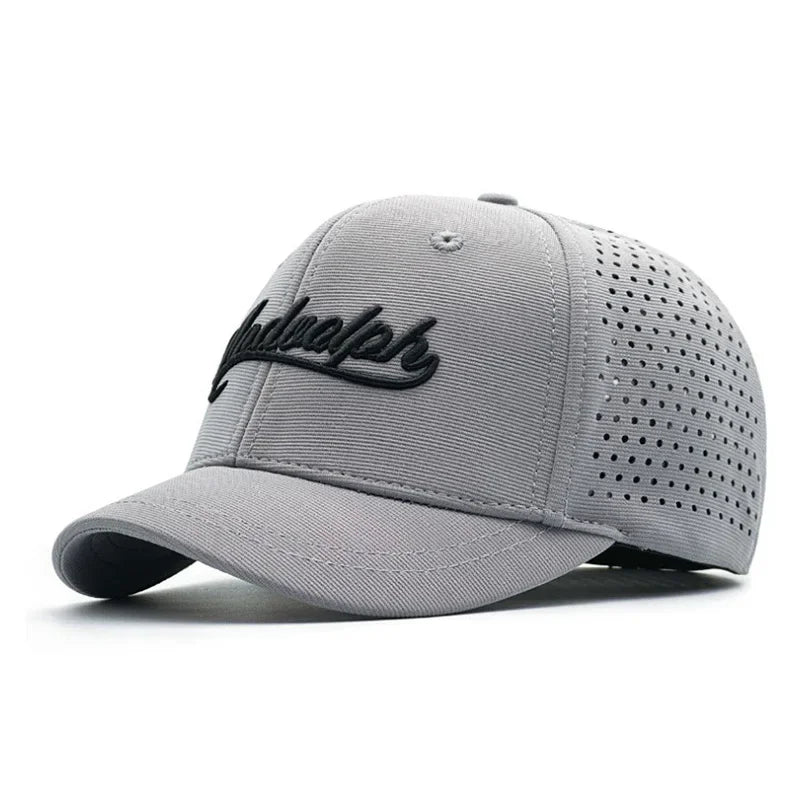 Big Head Hat Back Closed 5cm Short Brim Baseball Cap for Men Mesh Fitted Caps Stretchy Full Closed Caps 56-60cm 61-65cm