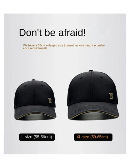 Oohmy XXXL Men Women Baseball Cap small head Big Head Plus Size Mesh Top Quality Oversize Sport Snapback Hat 56-60cm 61-63cm