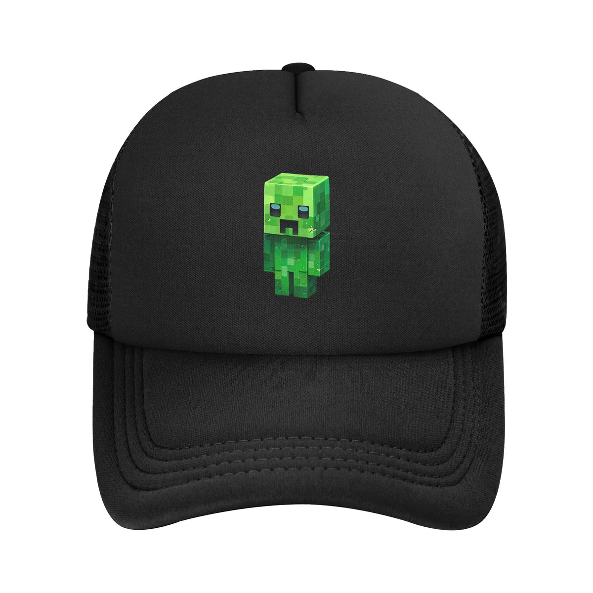 Vuxen Creepers stor urtavla videospel-trucker-keps nätbaseballkeps polyesterhatt solhatt justerbar racingkeps sommar