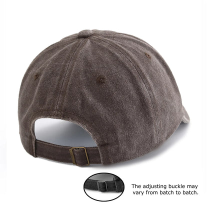 1pc Coconuttree Embroidery Washed Baseball Cap For Adults,Minimalist Retro Style Casual Soft Adjustable Dad Hat, Perfect As Gift