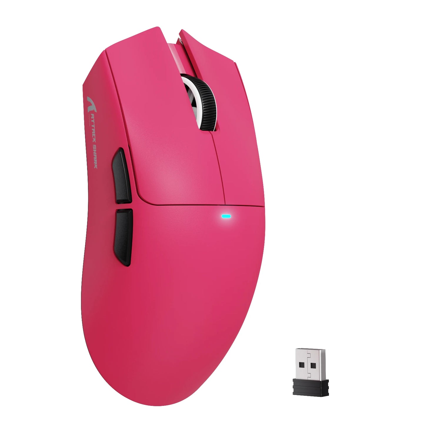 ATTACK SHARK X11SE langaton pelihiiri, kolmiyhteystilainen, 63g superkevyt PAW3311-anturilla, 22000 DPI, 300mAh akku, kaksoisohjain