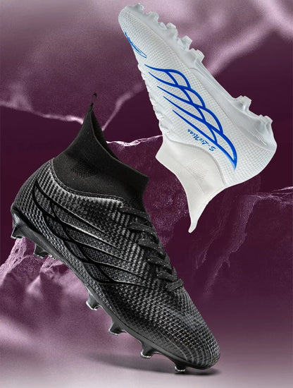 Nouvelles chaussures de football pour hommes, chaussures de sport pour terrain gazonné, chaussures de football pour matchs en plein air, chaussures d'entraînement professionnelles antidérapantes, chaussures ultralégère