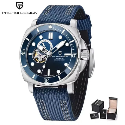 PD1736 PAGANI DESIGN 2025 Men Automatic Mechanical Watches Casual Fashion Sapphire Stainless Steel Diving TMI NH39 Reloj Hombre