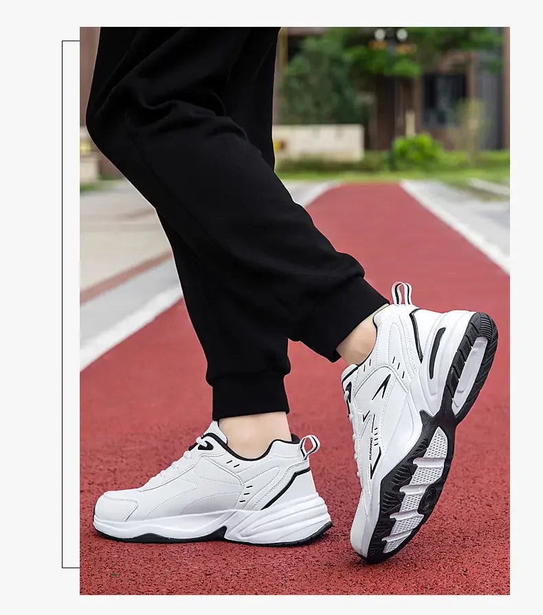Baskets Chunky pour Hommes à Semelle Épaisse Polyvalentes Nouvelle Tendance 2026 Chaussures de Sport Décontractées Respirantes à Lacets en Maille avec Semelles Souples Améliorées