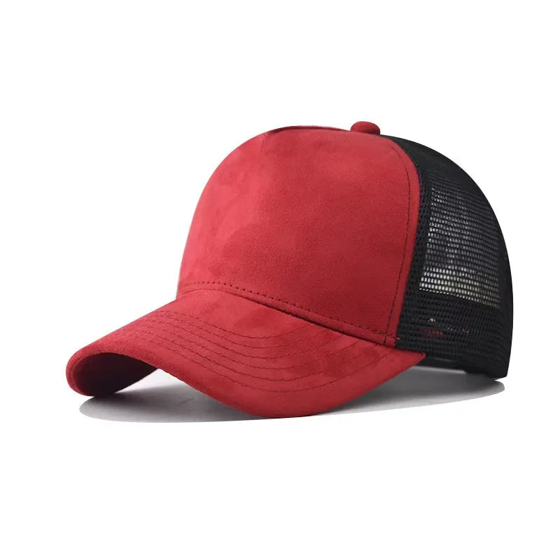 New Summer Mesh Baseball Cap Women Men Letter Patch Snapback Hat Casual Breathable Unisex Street Hip Hop Trucker Caps