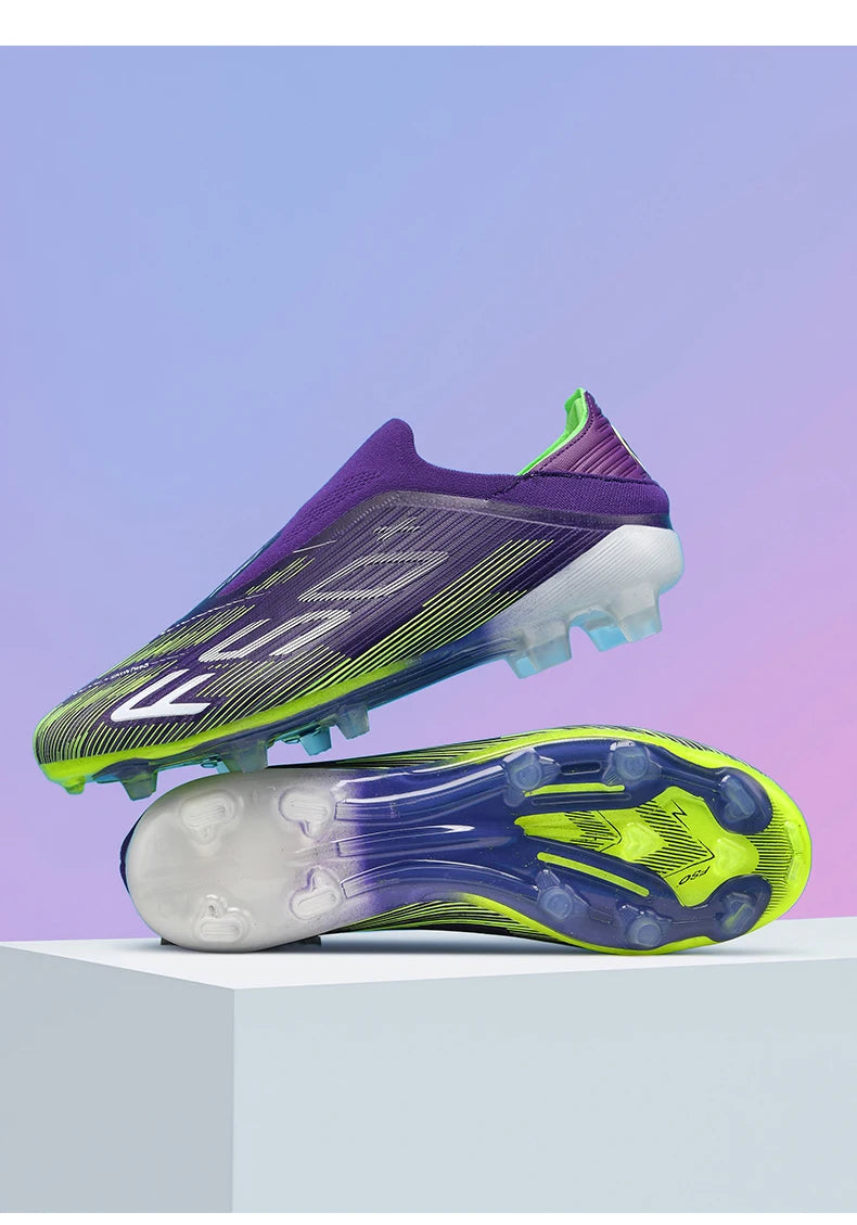 New Men's Football Boots Turf Soccer Shoes Sport Ultralight Comfortable Cleats Futsal Non-Slip FG Grass Indoor Adult Non-Slip