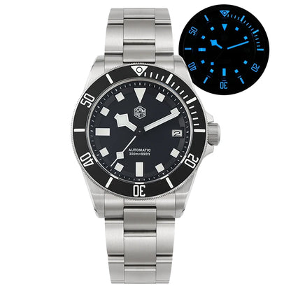 San Martin SN0121TD Titanium Diving Watch ST2130 Automatic Movement Watches Grade5 Titanium 120 Click Waterproof 300m Wristwatch