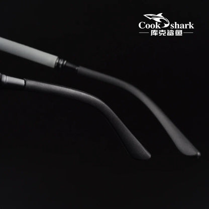 Cook polarizer color-changing sunglasses male driver fishing sunglasses day and night driving special glasses tide