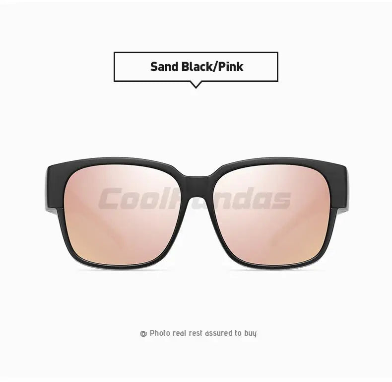 Fit Over myopia glasses cover Sunglasse Polarized Men Women UV400 Goggles Outdoor Travel Driving Anti-Glare Cover Sun Glasses