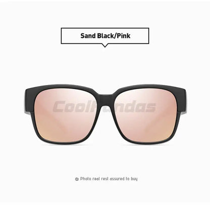 Fit Over myopia glasses cover Sunglasse Polarized Men Women UV400 Goggles Outdoor Travel Driving Anti-Glare Cover Sun Glasses