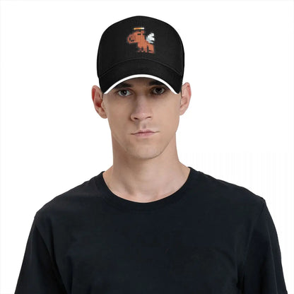 Smol Pixel Capybara - Angel Baseball Cap beach hat Golf Hat luxury woman cap New Hat Girl Men's