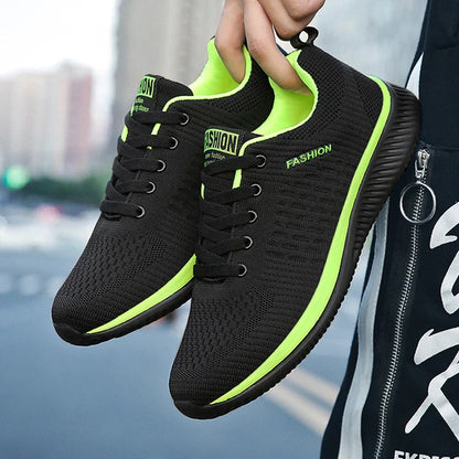 Męskie i damskie dzianinowe trampki – przewiewne buty sportowe do biegania, spacerów i na siłownię