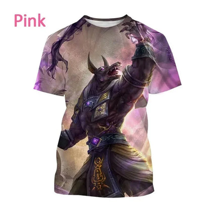 Grim Reaper Anubis T-shirts 3D-tryckt forntida egyptisk gud T-shirt Egyptens öga Farao Mode Harajuku kortärmad T-shirt