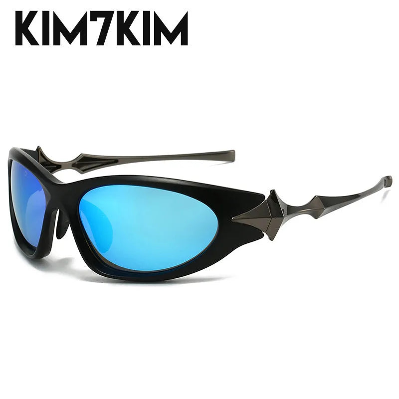 Steampunk Y2k Sport Sunglasses Women 2026 Luxury Men Sun glasses For Female 2000's Futuristic Goggles Eyewear Accessories Lenses