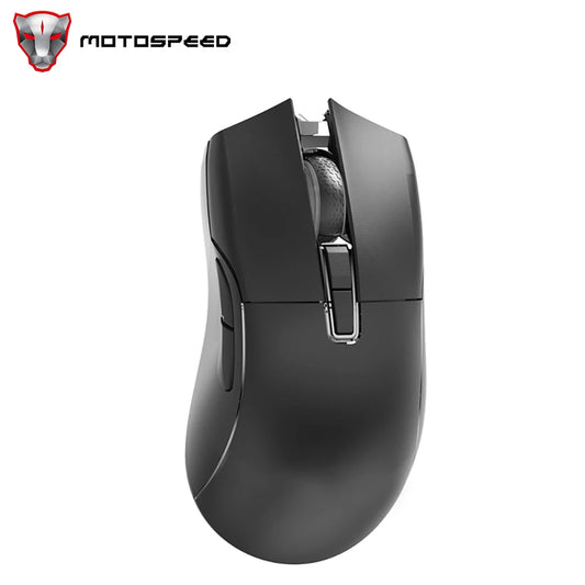 Motospeed Darmoshark N3 Pro Bluetooth безжична гейминг мишка Double 8K Tri-Mode, презареждаема, PAW3395, 64g, ергономична геймърска мишка
