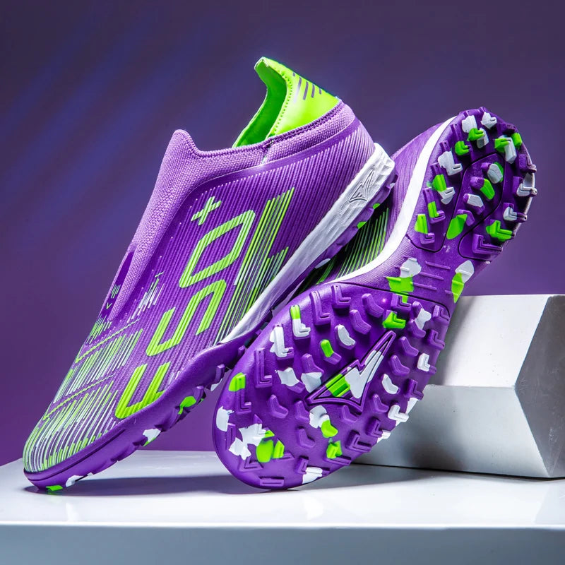 New Men’s Soccer Shoes Grass Football Boots Ultralight Sport Comfortable Indoor Cleats Non-Slip FG Turf Futsal Adult Non-Slip