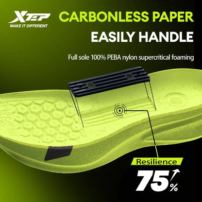 XTEP 2000km PRO Running Shoes For Men 2026 Spring Soft Durability Stability Comfort Lightweight Male Sports Sneakers 874219110026