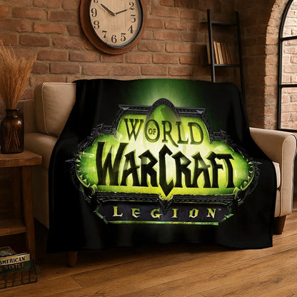 Demon Hunter Arthas World of Warcraft WOW Фланелено одеяло – меко и топло одеяло за спалня, хол, легло, пътуване и пикник