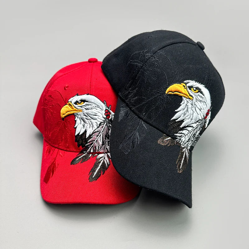 Ear of wheat Eagle Embroidery Baseball Hats New Men Women Fashion Breathable Sunshade Snapback Hardtop Caps Versatile Street ins