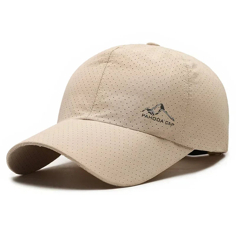 Summer Breathable Mesh Quick Drying Men Women's Baseball Cap Outdoor Sports Travel Fishing Climbing Cycling Runnning Hat