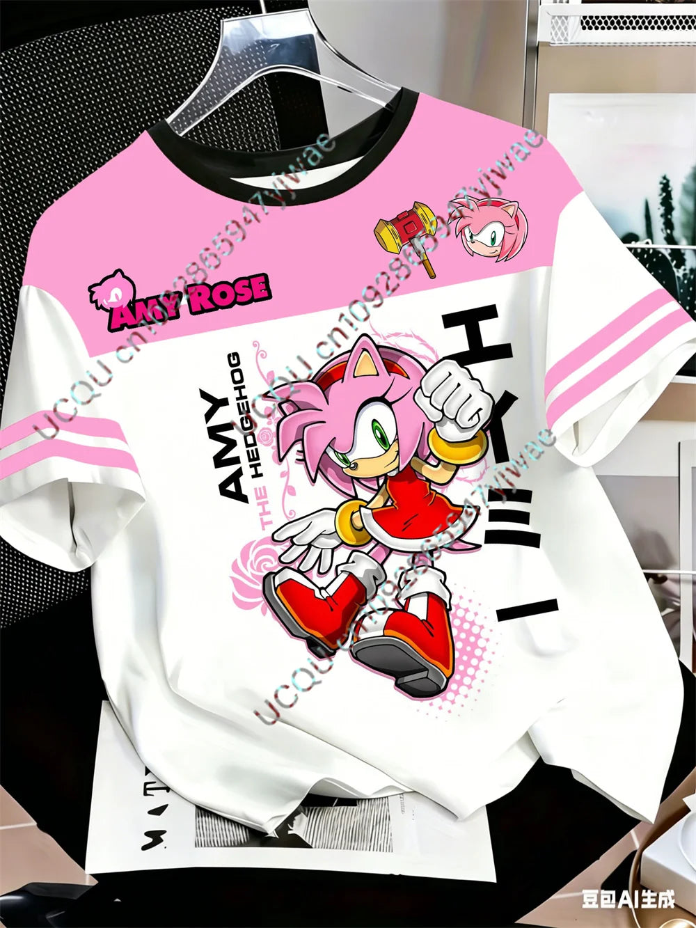 Blue The Hedgehog Sonic Tails 3d Graphic Printed Jersey Anime Game Fan Tee Fashion Street Wear Y2k Top Adult Children'S T-Shirt