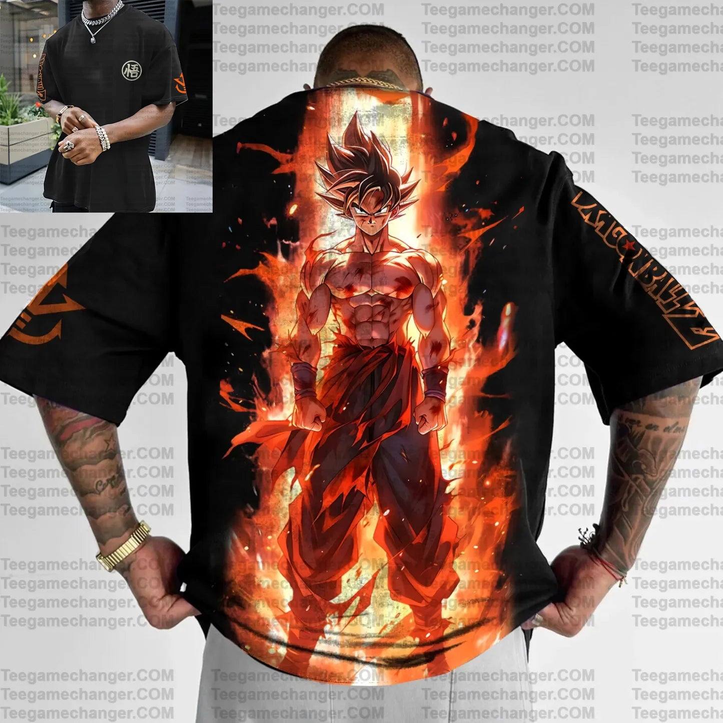 Anime Dragon Ball Son Goku Men Harajuku 2025 Summer T-shirt Oversized Retro Street Women Casual Loose Short Sleeve Unisex Top