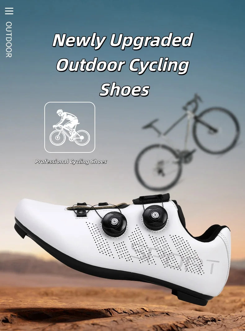 Ténis de ciclismo, sapatos de MTB respiráveis, sapatos de ciclismo de montanha para homem e mulher, sapatos para trilhos, sapatos desportivos para ciclismo de estrada, sapatos de ciclismo com pedais SPD