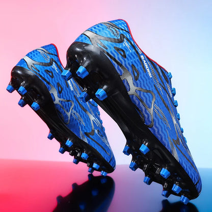 Nouvelles chaussures de football professionnelles pour hommes, chaussures de football antidérapantes, unisexes, respirantes, chaussures de futsal, nouvelles chaussures à crampons, livraison directe, ultralégères