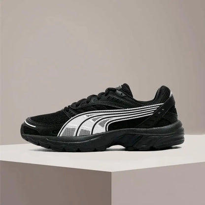 Chaussures de course basses unisexes PUMA Axis noires – élégantes, confortables et antidérapantes, idéales pour un usage sportif et décontracté 368465-21