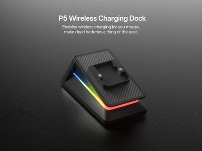 Rapoo VT2 MAX Wireless E-sports Gaming Mouse with 8K Polling Rate Optical Sensor Ergonomic Design 53g Lightweight for PC Latop