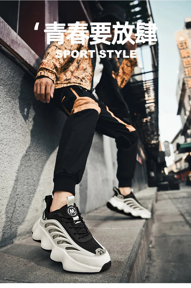 Herresko Sneakers Herre-fritidssko Herresko til tennis Luksussko Træningssko Løbesko Åndbare sko Modeloafers Løbesko til mænd