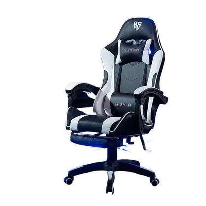 Chaise de Gaming pour Étudiants Esports et Streamers avec Dossier Inclinable, Hauteur Réglable et Support Lombaire – Chaise de Bureau/Ordinateur
