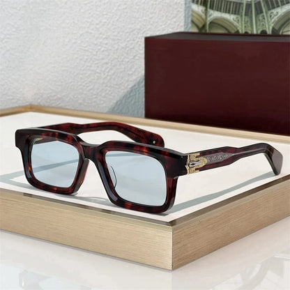 JMM BELVEDERE Design Luxury Brand Men Sunglasses Women Thick Acetate Style Trendy Oval UV400 Outdoor Trendy Fashion Eyewear