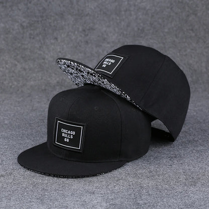 Men's Letter Embroidery All-match Flat Brim Baseball Cap Ladies Summer Hip Hop Hats Outdoor Shade Adjustable Casual Peaked Caps