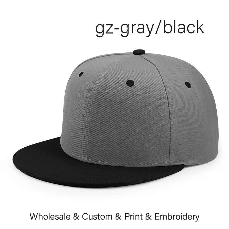 SLECKTON Custom Logo Hats High-quality Hiphop Snapback Caps Letter Embroidery Brand Design Trucker Cap Wholesale Hat Adult