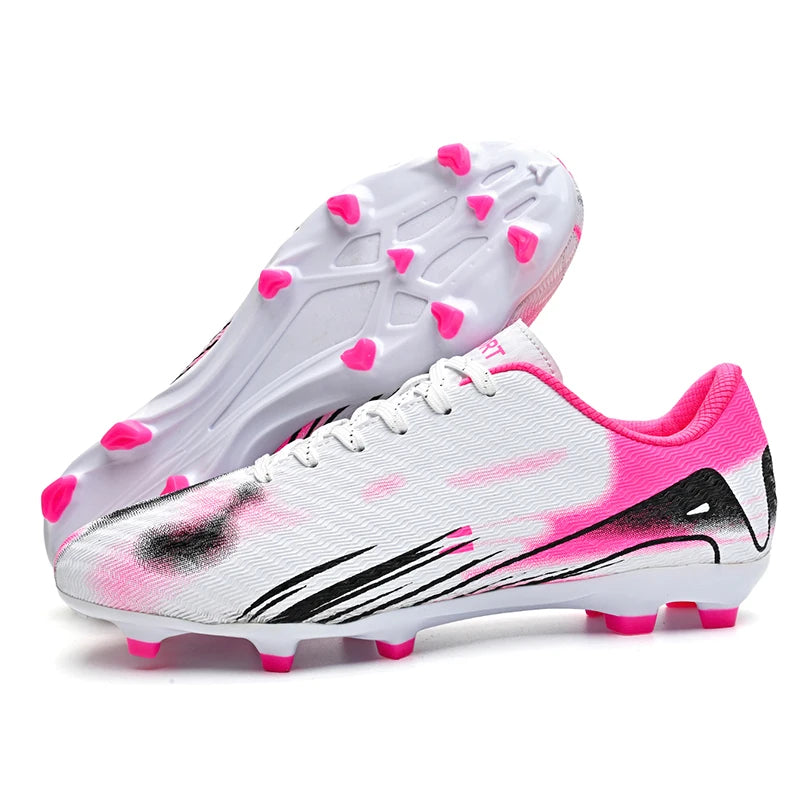 Nouvelles chaussures de Football en plein air pour hommes crampons chaussures de Football professionnelles bottes de terrain de Football pour enfants baskets d'entraînement confortables et antidérapantes