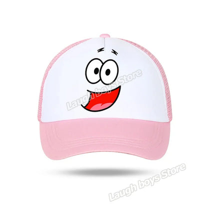 SpongeBobs SquarePants Casual Polyester Sun Hat Truck Driver Baseball Cap Universal Kid Peripheral Adult Anime Adjustable Sunhat