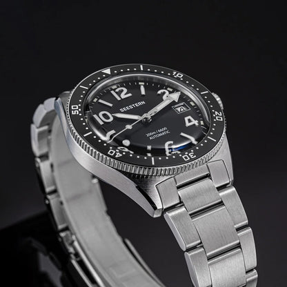 SEESTERN Diver Men's Watch Automatic Mechanical Wristwatches NH35 Movement Ceramic Bezel 20Bar Waterproof Sapphire Luminous S434-2