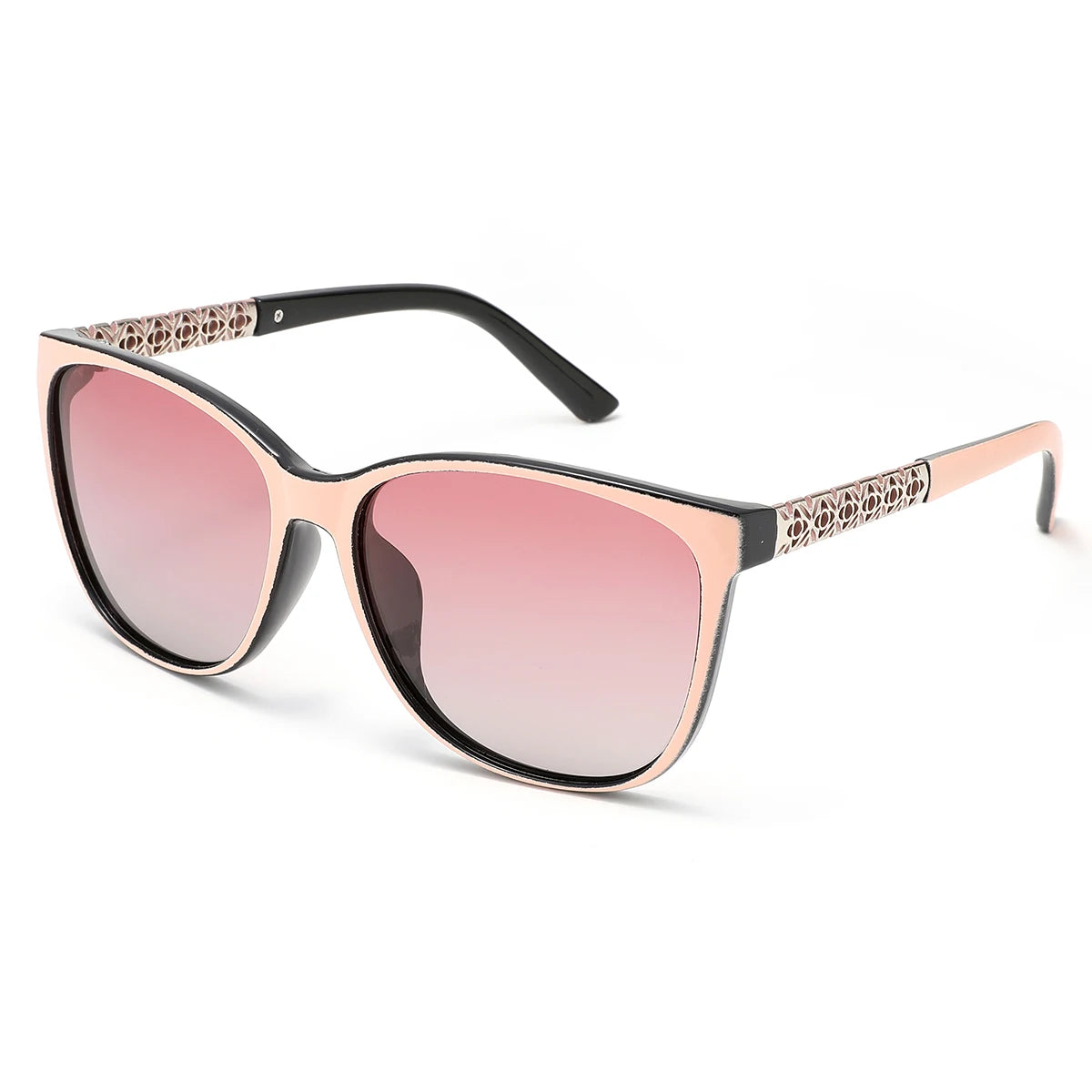 KROKODIL Polarized Sunglasses for Women Fashion Square Sunglasses Unisex Frame UV400 Protection With Boxes Set