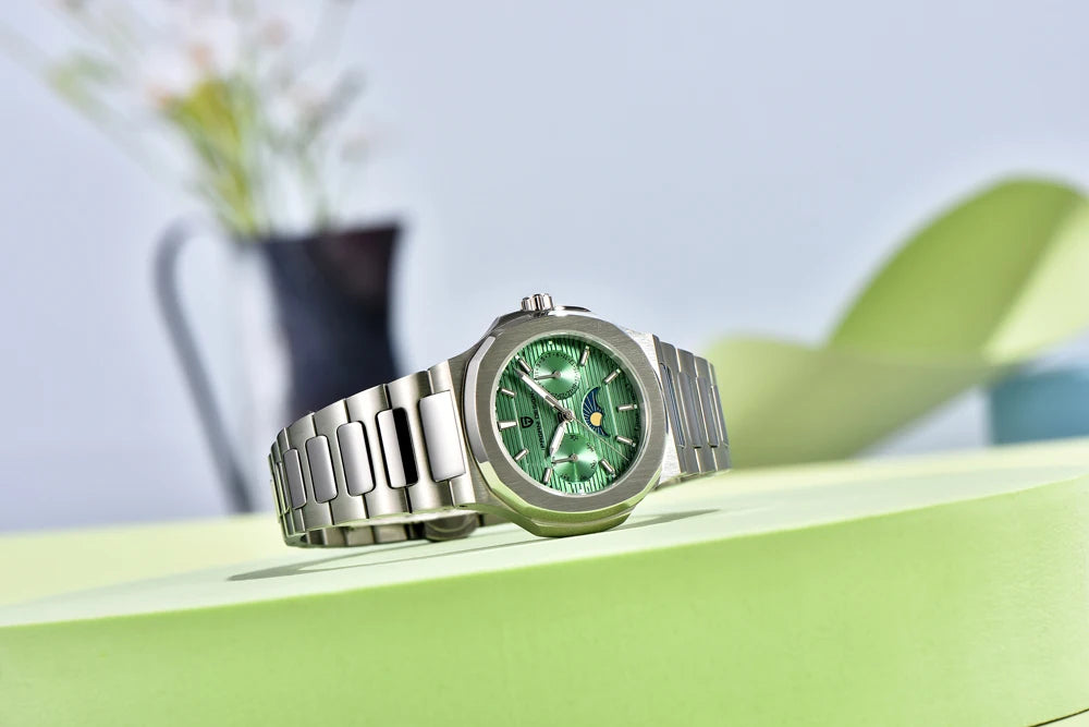 2025 New PAGANI DESIGN Women's Watch Automatic Date Luxury Quartz Watch Japan Epson VX3HA Watch Stainless Steel Waterproof Clock