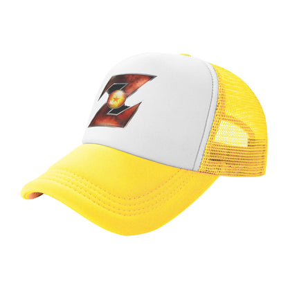 Adult Dragon Ball  Z Logo Trucker Caps Mesh Baseball Cap Polyester  Hats Trucker Hat Breathable Sports Cap Summer
