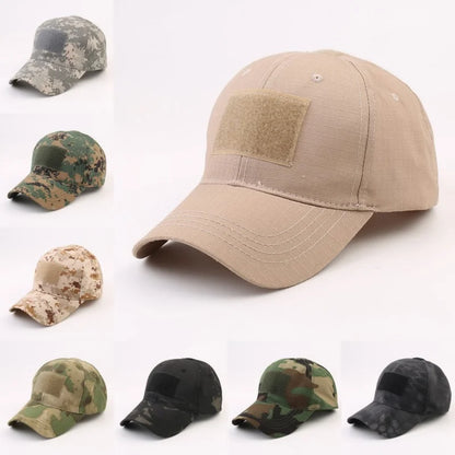 1pc Baseball Caps Camouflage Tactical Outdoor Soldier Combat Paintball Adjustable Hat Summer Snapback Sun Hats for Men Women
