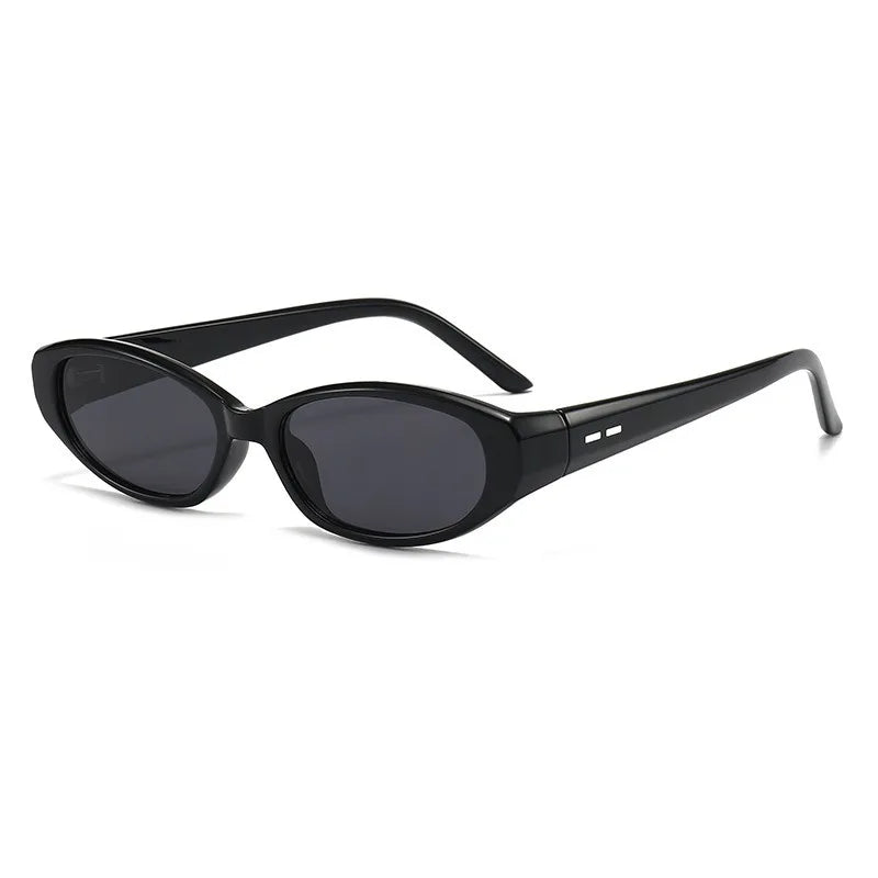 Retro Oval Sunglasses for Women Men Chic Cat Eye Y2K Designer UV400 Sun Glasses Outdoor Sports Eyewear Hiking Cycling Shades
