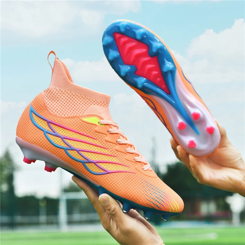 2026 New Superfly FG Football Boots Outdoor Soccer Cleat Black Shoes Soft Sport Professional Shoes Breathable Comfortable Boots
