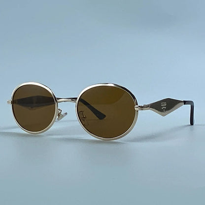Metal Frame Round Punk Photochromic Sunglasses Women 2026 Luxury Brand Designer Steampunk Oval Sun Glasses Outdoor Eyewear Shade